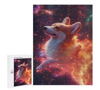 500 PCS Puzzles Cosmic Corgi Adventure-7 Puzzles pour Adolescents : Amusants Et Humoristiques ! Chaque Pièce Est Unique - Jouets Éducatifs