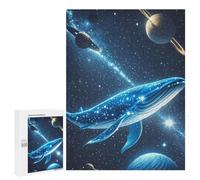 500 PCS Puzzles Cosmic Whale Starry Space Puzzles pour Adultes Jouets Anti-Stress Vacances À La Maison Passer Le Temps Interaction Parent-Enfant 500 PCS