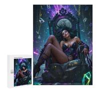 500 PCS Puzzles Dark Fantasy Queen Puzzles pour Adolescents Découpe De Précision Activités Amusantes À La Maison Jeu Stimulant Et Jeux en Famille 500 PCS