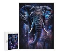 500 PCS Puzzles Galactic Elephant Majesty Puzzles pour Adultes Améliorent La Mémoire Défi Éducatif Jouets Jeux Éducatifs 500 PCS