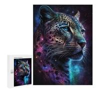 500 PCS Puzzles Galactic Leopard Portrait-11 Puzzles pour Adultes Améliorent La Mémoire Défi Éducatif Jouets Jeux Éducatifs 500 PCS