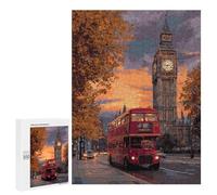 500 PCS Puzzles London Sunset with Big Ben-1 Puzzles pour Adolescents : Amusants Et Humoristiques ! Chaque Pièce Est Unique - Jouets Éducatifs