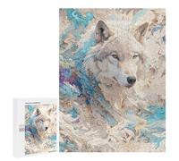 500 PCS Puzzles Mystic Wolf Puzzles pour Adultes Jouets Anti-Stress Vacances À La Maison Passer Le Temps Interaction Parent-Enfant 500 PCS