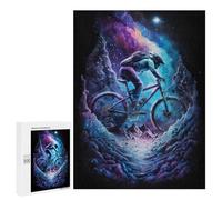 500 PCS Puzzles pour Adolescentes Cosmic Mountain Bike Adventure Puzzle pour Adolescentes - Défi Difficile - Défi Éducatif - Amusement en Famille Et Soirée Jeux 500 PCS