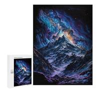 500 PCS Puzzles pour Adolescentes Cosmic Mountain Landscape Puzzle pour Adolescentes - Défi Difficile - Défi Éducatif - Amusement en Famille Et Soirée Jeux 500 PCS