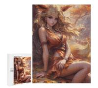 500 PCS Puzzles pour Adolescentes Fox Spirit Elegance Dress Puzzle pour Adolescentes - Défi Difficile - Défi Éducatif - Amusement en Famille Et Soirée Jeux 500 PCS