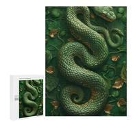 500 PCS Puzzles pour Adolescents Amazon Jungle Snake Artwork Puzzles pour Adultes Assemblage De Motifs Stimule Le Cerveau Jeux Et Jouets Stimulants 500 PCS