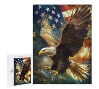 500 PCS Puzzles pour Adolescents American Bald Eagle Puzzles pour Adultes Et Familles : Les Jeux Améliorent La Mémoire Et Stimulent Le Cerveau