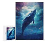 500 PCS Puzzles pour Adolescents Astral Whale Puzzle, Jouet, Décoration Murale, Difficile, Original, Cadeaux d'anniversaire Et De Noël 500 PCS