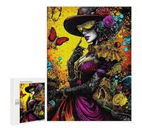 500 PCS Puzzles pour Adolescents Baroque Gothic Elegance - Mysterious Victorian Lady in Ornate Fashion Puzzle pour Adultes : Jeu De Rapidité Manuelle pour Anniversaire, Noël 500 PCS