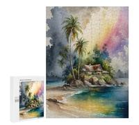 500 PCS Puzzles pour Adolescents Coconut in Island Casse-têtes pour Adultes, Jeux De Réflexion, Analyse Et Logique, Cadeaux De Noël Et d'anniversaire 500 PCS
