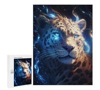 500 PCS Puzzles pour Adolescents Cosmic Celestial Cheetah Puzzles pour Adultes Et Familles : Les Jeux Améliorent La Mémoire Et Stimulent Le Cerveau