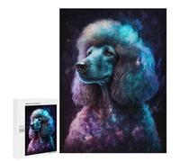 500 PCS Puzzles pour Adolescents Cosmic Poodle Art Print Puzzles pour Adultes Assemblage De Motifs Stimule Le Cerveau Jeux Et Jouets Stimulants 500 PCS