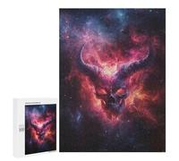 500 PCS Puzzles pour Adolescents Galactic Demon Skull Puzzles pour Adultes - Jeu Difficile Et Stimulant À Compléter - Jouets De Jeu Stimulants 500 PCS