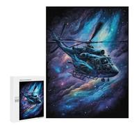 500 PCS Puzzles pour Adolescents Galactic Helicopter Adventure -6 Puzzles pour Adultes - Jeu Difficile Et Stimulant À Compléter - Jouets De Jeu Stimulants 500 PCS