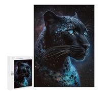 500 PCS Puzzles pour Adolescents Galactic Leopard Portrait-1 Puzzle pour Adultes - Jeu Manuel - Défi Difficile - Idéal comme Cadeau 500 PCS