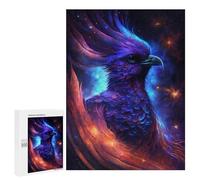 500 PCS Puzzles pour Adolescents Galactic Phoenix Art Print Puzzles pour Adultes - Jeu Difficile Et Stimulant À Compléter - Jouets De Jeu Stimulants 500 PCS
