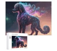 500 PCS Puzzles pour Adolescents Galactic Poodle Cosmic Canine Wonder Jeux De Puzzle Relaxants, Amusants Et Humoristiques : des Cadeaux d'anniversaire Et De Noël Uniques 500 PCS