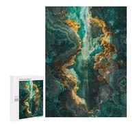 500 PCS Puzzles pour Adolescents Geode Marbel Cascade Puzzle pour Adultes - Jeu Manuel - Défi Difficile - Idéal comme Cadeau 500 PCS