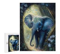 500 PCS Puzzles pour Adolescents Little Cute Elephant Puzzle pour Adultes - Jeu Manuel - Défi Difficile - Idéal comme Cadeau 500 PCS