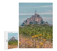 500 PCS Puzzles pour Adolescents Mont Saint Michel Casse-têtes pour Adultes, Jeux De Réflexion, Analyse Et Logique, Cadeaux De Noël Et d'anniversaire 500 PCS
