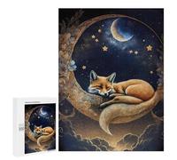 500 PCS Puzzles pour Adolescents Moonlit Fox Dreams Puzzles pour Adultes Jouets Anti-Stress Défi Difficile Cadeaux Et Anniversaires Uniques 500 PCS
