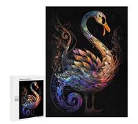 500 PCS Puzzles pour Adolescents Musical Swan of Harmony Puzzles pour Adultes Jeux Relaxants Assemblage De Motifs Interaction Parent-Enfant 500 PCS