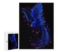 500 PCS Puzzles pour Adolescents Phoenix Bird Blue Puzzle, Jouet, Décoration Murale, Difficile, Original, Cadeaux d'anniversaire Et De Noël 500 PCS