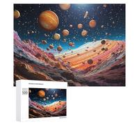 500 PCS Puzzles pour Adolescents Planetary Dreamscape Puzzles pour Adultes, Jeu Familial D'analyse Et De Logique, Cadeaux Anti-Stress 500 PCS