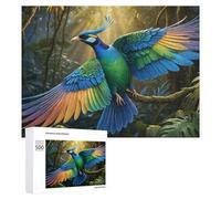 500 PCS Puzzles pour Adolescents Rainbow Bird in Amazon Rainforest Puzzles pour Adultes, Jeu Familial D'analyse Et De Logique, Cadeaux Anti-Stress 500 PCS