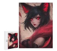 500 PCS Puzzles pour Adolescents Red-Eyed Fox Fantasy Artwork Puzzles pour Adultes - Jeu Difficile Et Stimulant À Compléter - Jouets De Jeu Stimulants 500 PCS