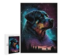 500 PCS Puzzles pour Adolescents Rottweiler Style 6 Puzzle pour Adultes : Jeu De Rapidité Manuelle pour Anniversaire, Noël 500 PCS