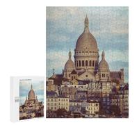 500 PCS Puzzles pour Adolescents Sacré-Cœur Basilica, Paris Casse-têtes pour Adultes, Jeux De Réflexion, Analyse Et Logique, Cadeaux De Noël Et d'anniversaire 500 PCS