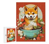 500 PCS Puzzles pour Adolescents Shiba Ramen Ruby Puzzle, Jouet, Décoration Murale, Difficile, Original, Cadeaux d'anniversaire Et De Noël 500 PCS