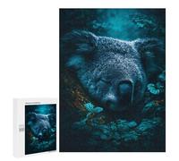 500 PCS Puzzles pour Adolescents Sleeping Koala in Amazon Rainforest Puzzles pour Adultes Assemblage De Motifs Stimule Le Cerveau Jeux Et Jouets Stimulants 500 PCS