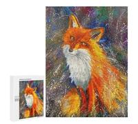 500 PCS Puzzles pour Adolescents Sly Fox Puzzle, Jouet, Décoration Murale, Difficile, Original, Cadeaux d'anniversaire Et De Noël 500 PCS