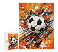 500 PCS Puzzles pour Adolescents Soccer Ball Poster Art Puzzles pour Adultes - Jeu Difficile Et Stimulant À Compléter - Jouets De Jeu Stimulants 500 PCS