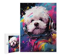 500 PCS Puzzles pour Adolescents Space Pup Adventure -24 Puzzles pour Adultes - Jeu Difficile Et Stimulant À Compléter - Jouets De Jeu Stimulants 500 PCS
