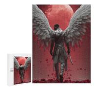 500 PCS Puzzles pour Adultes Angel Warrior with Sword -1 Puzzle pour Adolescents Cadeau d'anniversaire Difficile Et Stimulant Cadeaux d'anniversaire Et De Noël Uniques 500 PCS