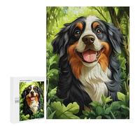 500 PCS Puzzles pour Adultes Bernese Mountain Dog Puzzles pour Adultes Jeux Relaxants Niveau De Difficulté Défi Difficile Et Stimulant 500 PCS