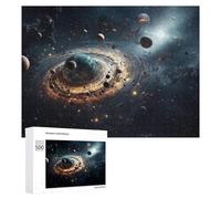 500 PCS Puzzles pour Adultes Beyond The Horizon Galaxy Jeux De Puzzle en Famille Décoration Parfaite Cadeaux d'anniversaire Et Cadeaux Uniques 500 PCS
