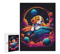 500 PCS Puzzles pour Adultes, Cadeaux Beagle Puppy Sleeping Puzzle, Jeux De Détente, Vacances À La Maison, Passe-Temps, Cadeau d'anniversaire, Cadeaux, 500 PCS