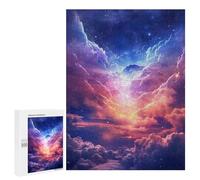500 PCS Puzzles pour Adultes Cosmic Cloudscape Puzzle pour Adolescents Cadeau d'anniversaire Difficile Et Stimulant Cadeaux d'anniversaire Et De Noël Uniques 500 PCS
