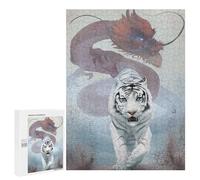 500 PCS Puzzles pour Adultes Dragon and White Tiger Analyse Et Logique du Jeu De Puzzle Familial Interaction Parent-Enfant 500 PCS