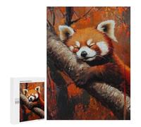 500 PCS Puzzles pour Adultes Dreaming Red Panda Analyse Et Logique du Jeu De Puzzle Familial Interaction Parent-Enfant 500 PCS