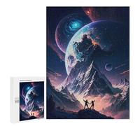 500 PCS Puzzles pour Adultes Everest Galactic Dance Puzzle : Un Jeu Manuel Amusant Et Humoristique, Idéal comme Cadeau d'anniversaire Ou Cadeau Unique 500 PCS