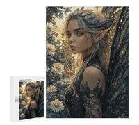 500 PCS Puzzles pour Adultes Fairy with Black Wings Analyse Et Logique du Jeu De Puzzle Familial Interaction Parent-Enfant 500 PCS