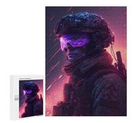 500 PCS Puzzles pour Adultes Future Soldier in Action -2 Analyse Et Logique du Jeu De Puzzle Familial Interaction Parent-Enfant 500 PCS