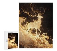 500 PCS Puzzles pour Adultes Golden Stag Analyse Et Logique du Jeu De Puzzle Familial Interaction Parent-Enfant 500 PCS