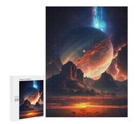 500 PCS Puzzles pour Adultes Jupiter Plateau Landscape Analyse Et Logique du Jeu De Puzzle Familial Interaction Parent-Enfant 500 PCS